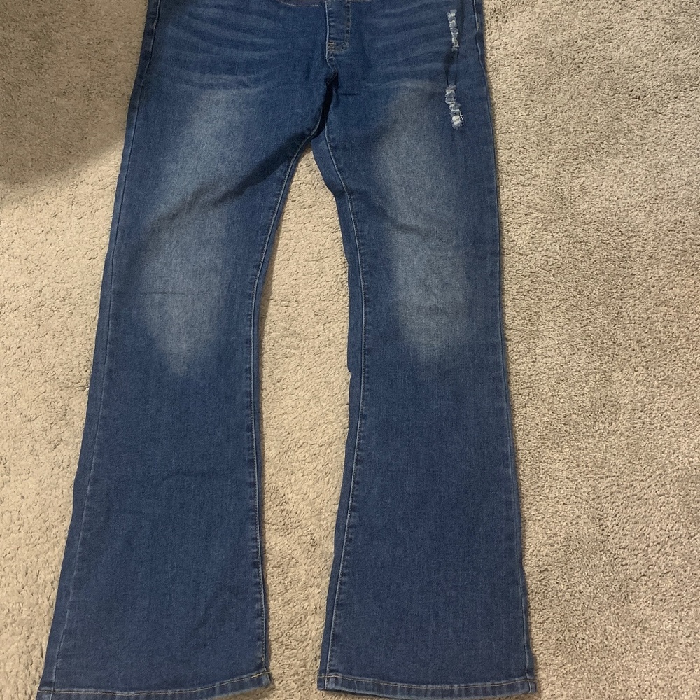 Maternity flare jeans